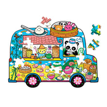 Load image into Gallery viewer, Dumpling Truck Shaped Puzzle