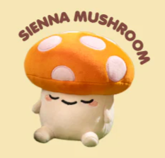 Mini Mushroom Mochi Plush