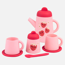 Load image into Gallery viewer, Strawberry Patch Silicone Tea Set