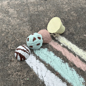 Handmade Sidewalk Chalk | Ice Cream Cones