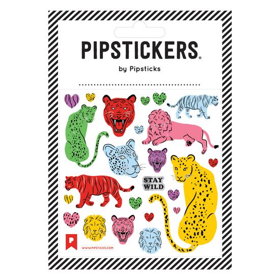 Wild Cats Pipstickers - TREEHOUSE kid and craft