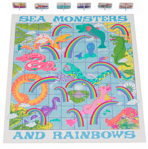 Sea Monsters & Rainbows | Chutes and Ladders - TREEHOUSE kid and craft