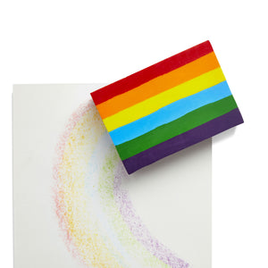 Rainbow Block Crayon - TREEHOUSE kid and craft