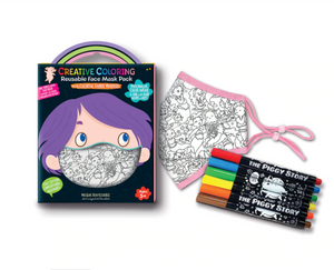 Creative Coloring Face Mask with Markers - TREEHOUSE kid and craft