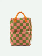 Load image into Gallery viewer, large backpack | farmhouse | checkerboard