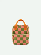 Load image into Gallery viewer, small backpack | farmhouse | checkerboard