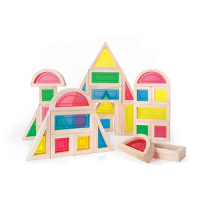Rainbow Blocks - 30pc - TREEHOUSE kid and craft
