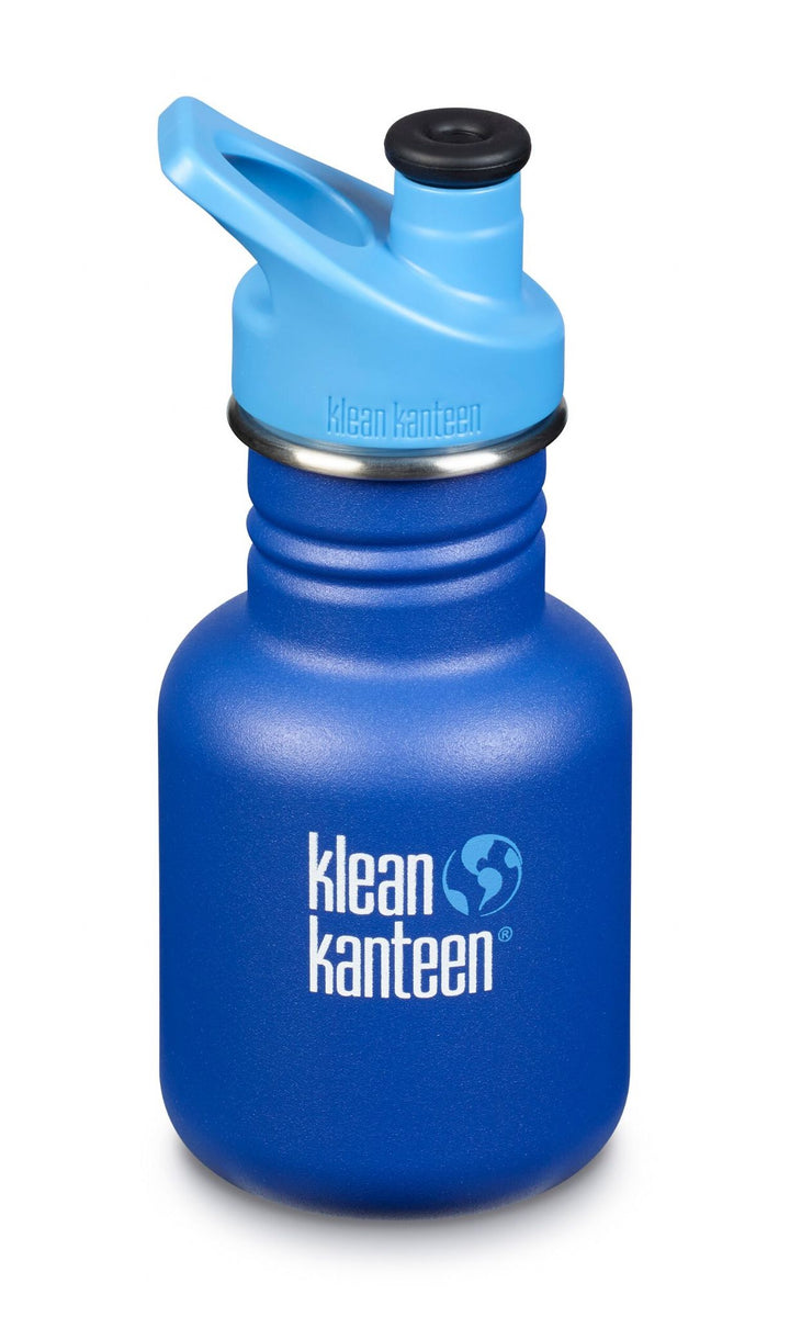 Klean Kanteen Water Bottle, Kid Classic, Sport Cap, 12 Ounce Planets