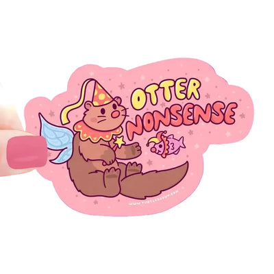 Otter Nonsense Sticker