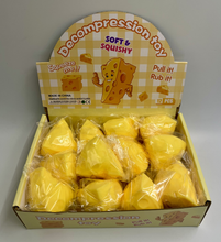 Load image into Gallery viewer, Cheese Wedge Squishy Toy