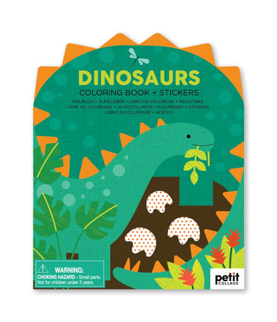 Dinosaurs Coloring Book w/ Stickers