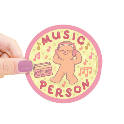 Music Person Sticker