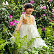 Load image into Gallery viewer, Dorianne Gold Fairy Dress