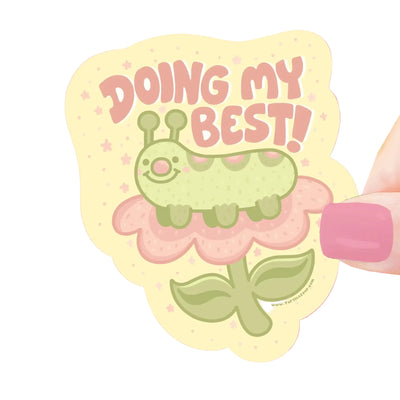 Doing My Best Sticker