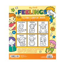 Load image into Gallery viewer, My First Feelings Toddler Color-In&#39; Book