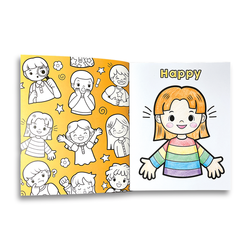 My First Feelings Toddler Color-In' Book