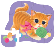 Load image into Gallery viewer, Cute Kitten 12pc puzzle