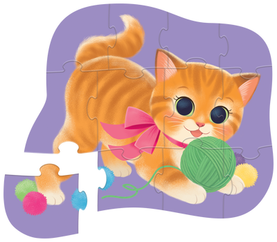 Cute Kitten 12pc puzzle