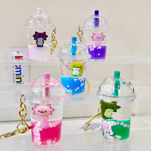 Load image into Gallery viewer, Axilotl Floaty Keychain
