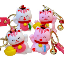 Load image into Gallery viewer, Maneki Cat Keychain