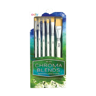 Watercolor Paint Brushes - Set of 6