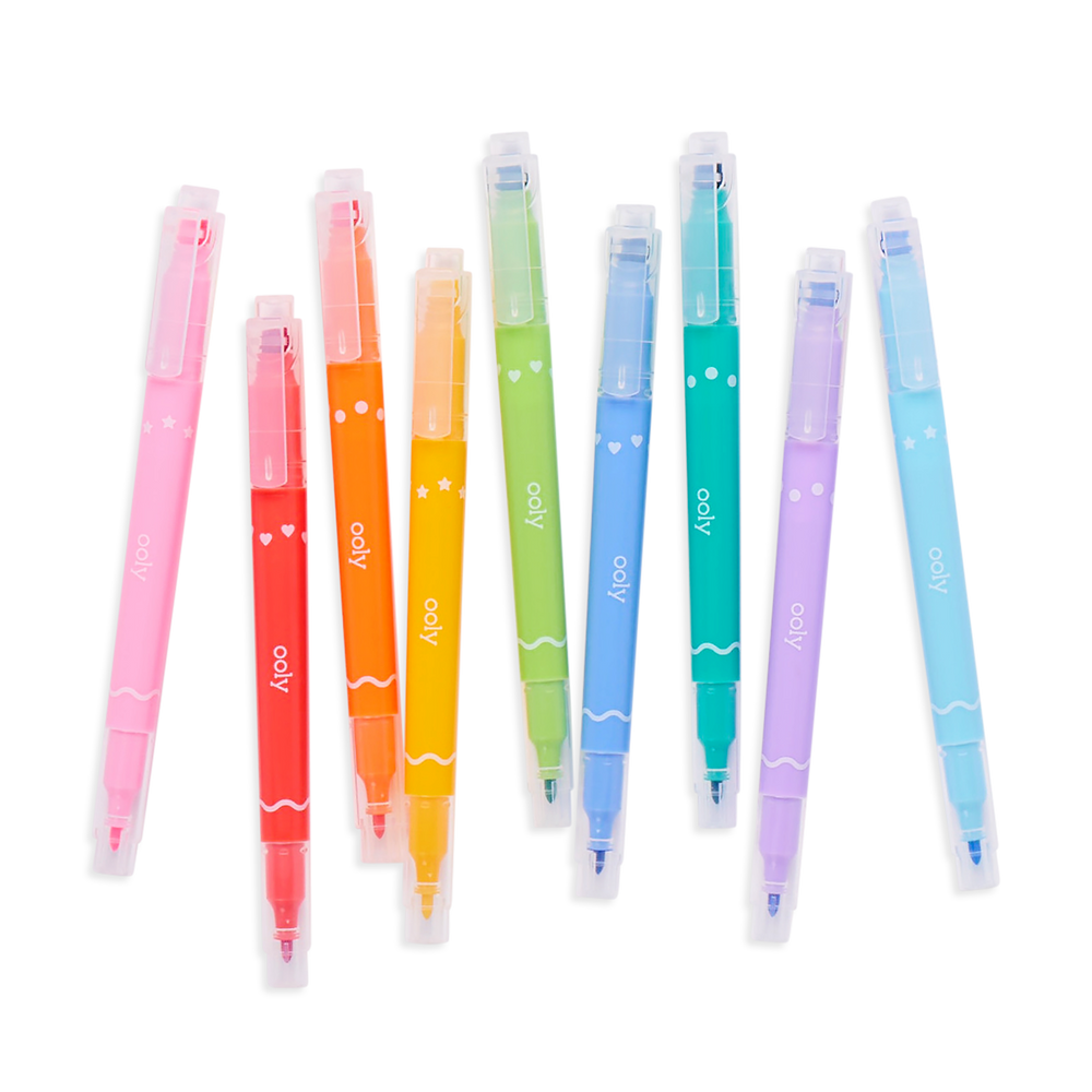 Confetti Stamp Double Ended Markers