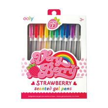 Load image into Gallery viewer, Very Berry Strawberry Scented Gel Pens