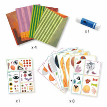 Load image into Gallery viewer, Collage &amp; Stickers | Inspired By Square Heads - Pablo Picasso