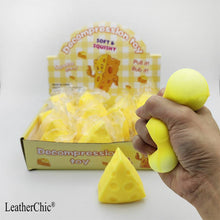 Load image into Gallery viewer, Cheese Wedge Squishy Toy