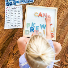 Load image into Gallery viewer, Soft Magnetic Letters| 2" Rainbow