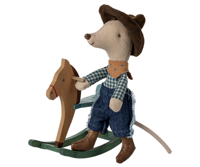 Maileg rocking horse cowboy - little brother