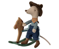 Maileg rocking horse cowboy - little brother
