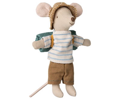 Maileg hiker mouse - big brother