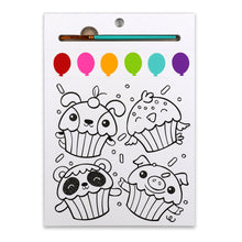 Load image into Gallery viewer, IHEARTART JR PAINT PAGES- PARTY ANIMALS