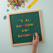 Load image into Gallery viewer, Soft Magnetic Letters| 1" Rainbow