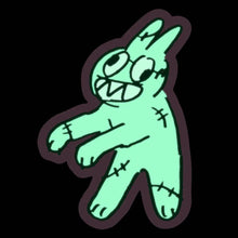 Load image into Gallery viewer, Zombie Bunny Die-Cut