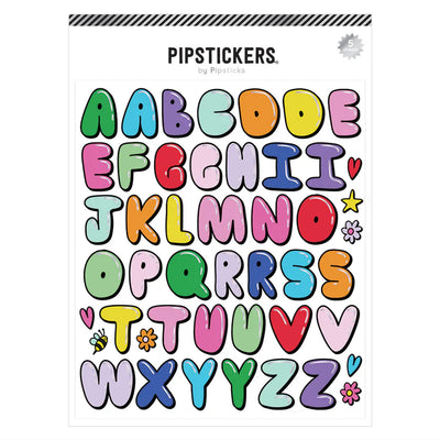 Bright and Bouncy Big Alphabet Stickers