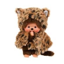 Load image into Gallery viewer, Monchhichi Girl - Leopard Hood