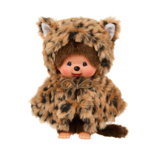 Load image into Gallery viewer, Monchhichi Girl - Leopard Hood