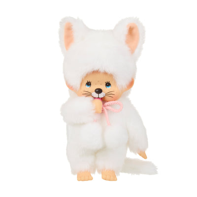 Monchhichi White cat girl