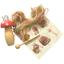 Load image into Gallery viewer, Knitting Mushroom