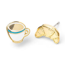 Load image into Gallery viewer, Yellow Owl Stud Earrings