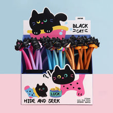 Load image into Gallery viewer, Black Cat Wiggle Gel Pen