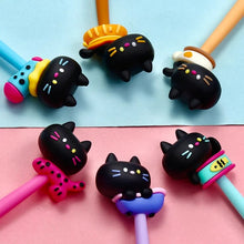 Load image into Gallery viewer, Black Cat Wiggle Gel Pen