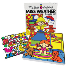 Load image into Gallery viewer, My First Colorforms | Miss Weather Dress Up Set