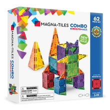Load image into Gallery viewer, Magna-Tiles Combo 62 pc set