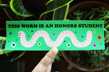 Load image into Gallery viewer, Honors Student Worm Bumper Sticker