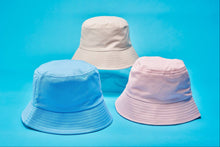 Load image into Gallery viewer, Hot Dang Press - Iron-on Craft Kit - Bucket Hat: Cream / Cool Themes Sheet Pack