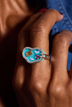 Load image into Gallery viewer, Alex and Ani - Polly Pocket™ Limited Edition Pool Party Ring: Silver