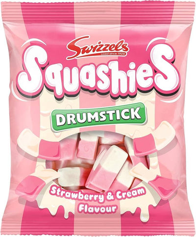 Swizzels Drumstick Squashies Strawberry Cream
